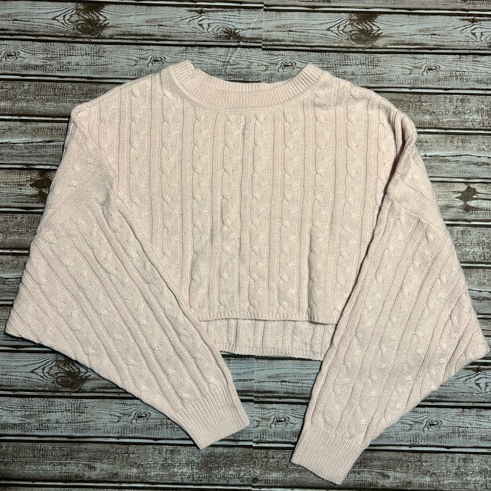 Garage Light Pink Knit Sweater